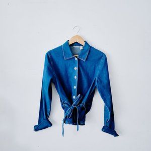 Vintage Putumayo Jean Shirt with Belt